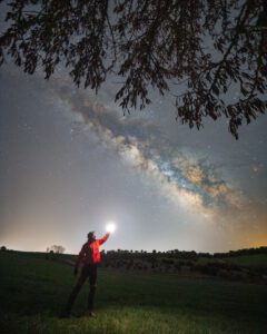 convento del valle via lactea nocturna