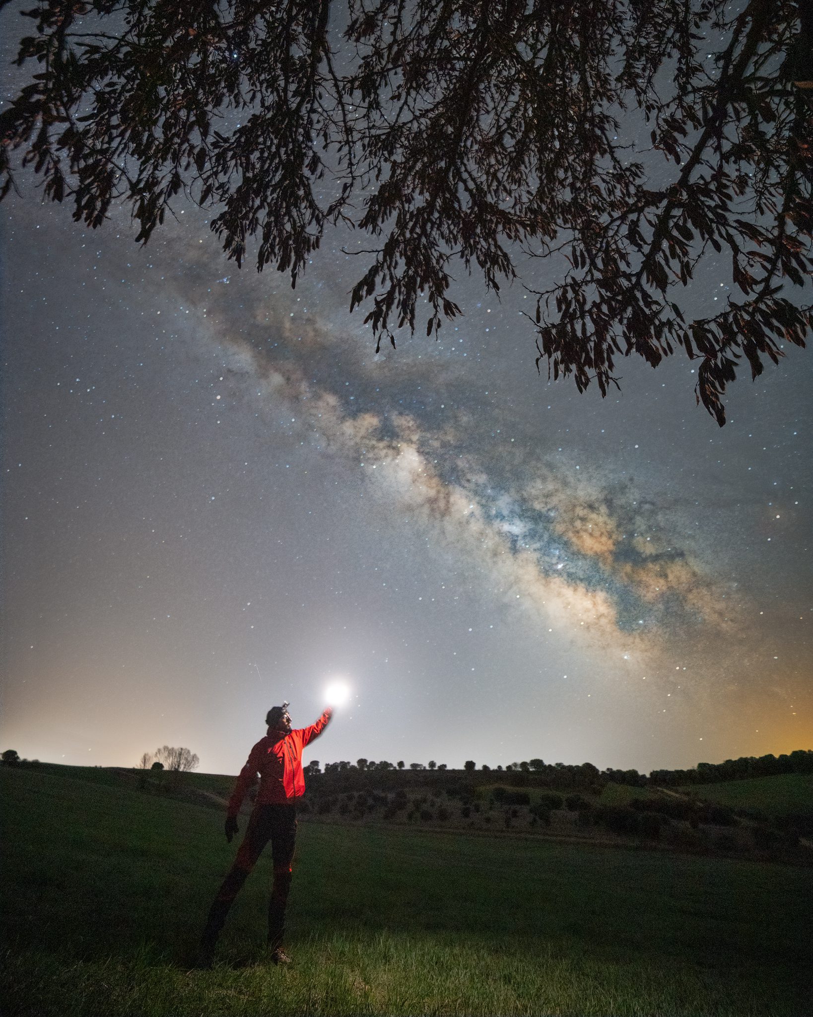 convento del valle via lactea nocturna
